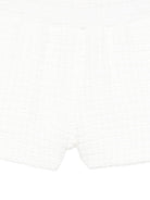 Shorts per bambina Douuod Kids bianchi con finitura in rilievo DY6B39 U0267 100 DOUUOD KIDS 