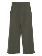 Pantaloni per donna Alysi verdi con dettagli plissettati 165163 A5211 MILIT ALYSI 