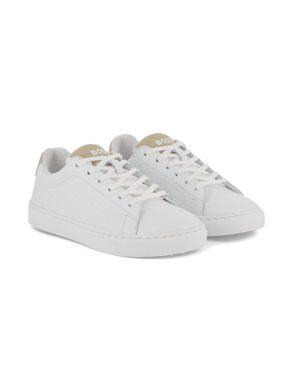 Sneakers da bambino Boss Kids bianche con lacci J52803 10P BOSS KIDS 