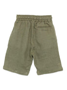 Shorts per bambino Drumohr Kids verde in lino S5BR71 D72 DrUMOHR KIDS 