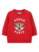 Set tuta sportiva per neonato Kenzo Kids rosso con logo K61502 968 KENZO KIDS 