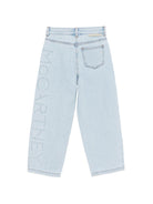 Jeans per bambina Stella McCartney Kids in denim con ricamo TY6C70 Z0746 600 STELLA McCARTNEY KIDS 