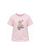 T-shirt per bambina Moschino Kids rosa con motivo Teddy Bear HUM05XLAA20 50209 MOSCHINO KIDS 