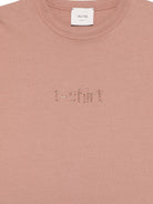 T-shirt per donna Alysi rosa con decorazione con strass 116421 P6027 CP ALYSI 