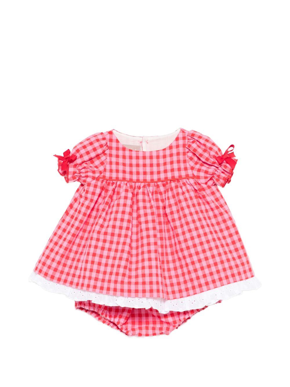Abito per neonata La Stupenderia rosso con bordo in pizzo 2TBCT62 Y52 LA STUPENDERIA KIDS 