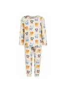 Pigiama per bambini Molo Kids beige con motivo con gattini 6W26R503 5848 MOLO KIDS 