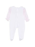 Tutina per neonata La Stupenderia bianca con dettaglio fiocchi 2TBTT52 D33 LA STUPENDERIA 