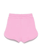 Shorts per bambina MSGM Kids rosa con vita con coulisse elasticizzata S5MSJGSH095 MS003 MSGM KIDS 