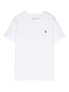T-shirt per bambino Polo Ralph Lauren Kids bianca con caratteristico motivo Polo Pony 322832904 035 Ralph Lauren kids 