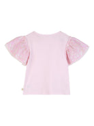 T-shirt per bambina Billieblush rosa con decorazione con paillettes U21938 44L BILLIEBLUSH KIDS 