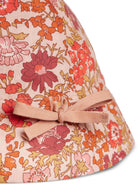Cappello per neonata Bonpoint rosso con stampa floreale all-over S06XACW00002 520 BONPOINT KIDS 