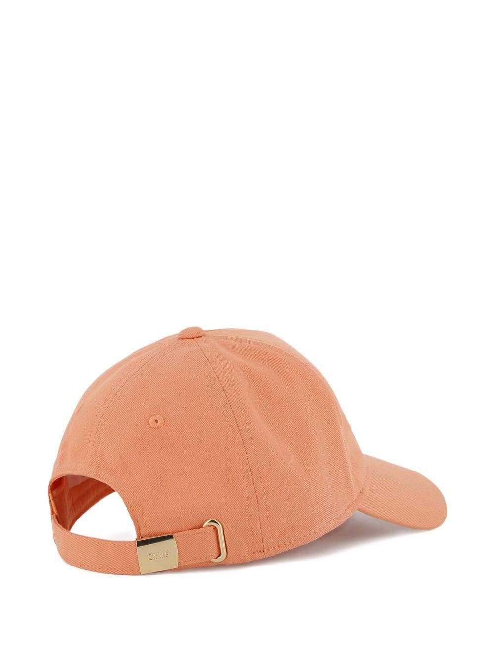 Cappello per bambina Chloé Kids rosa con logo ricamato C20871 43A CHLOE' KIDS 