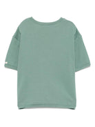 Felpa per bambino Donsje Darragh verde con tasca frontale a marsupio 4091600 00079 DONSJE KIDS 