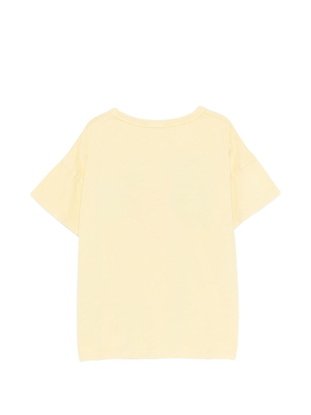 T-shirt per bambino Bobo Choses giallo con stampa grafica sul davanti B126AC008 721 BOBO CHOSES KIDS 