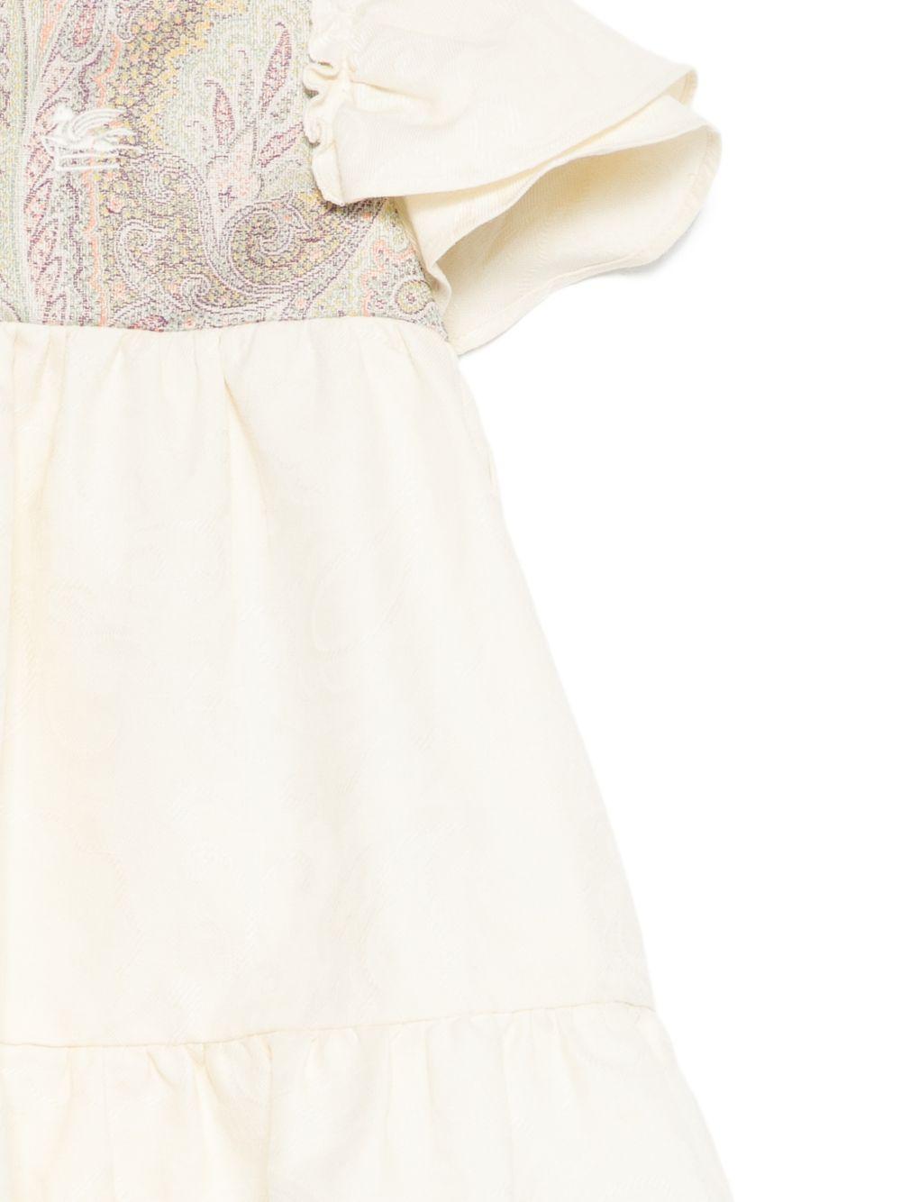 Abito per neonata Etro Kids beige con volant GY1011 I0308 105 ETRO KIDS 