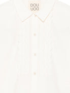 Camicia per bambina Douuod Kids bianca con rifinitura smerlata DZ5A60 Z4086 100 DOUUOD KIDS 