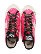 Sneakers Francy Penstar per bambina Golden Goose Kids rosa con decorazione con paillettes GYF00114F007580 25612 GOLDEN GOOSE KIDS 