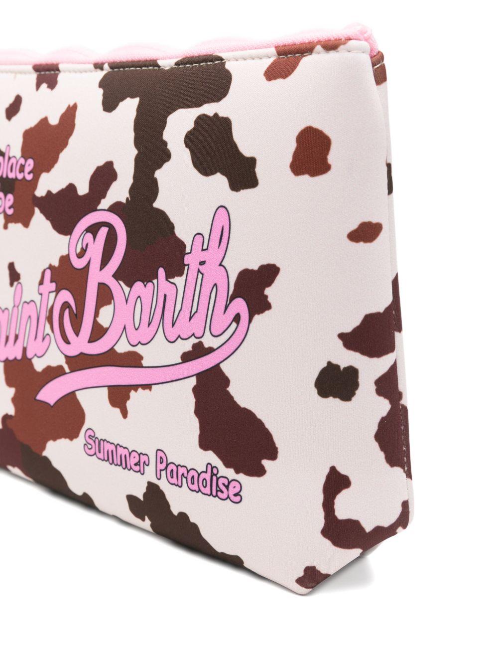 Pochette Aline MC2 Saint Barth animalier con stampa logo sul davanti ALI0021 00274L MC2 ST. BARTH KIDS 