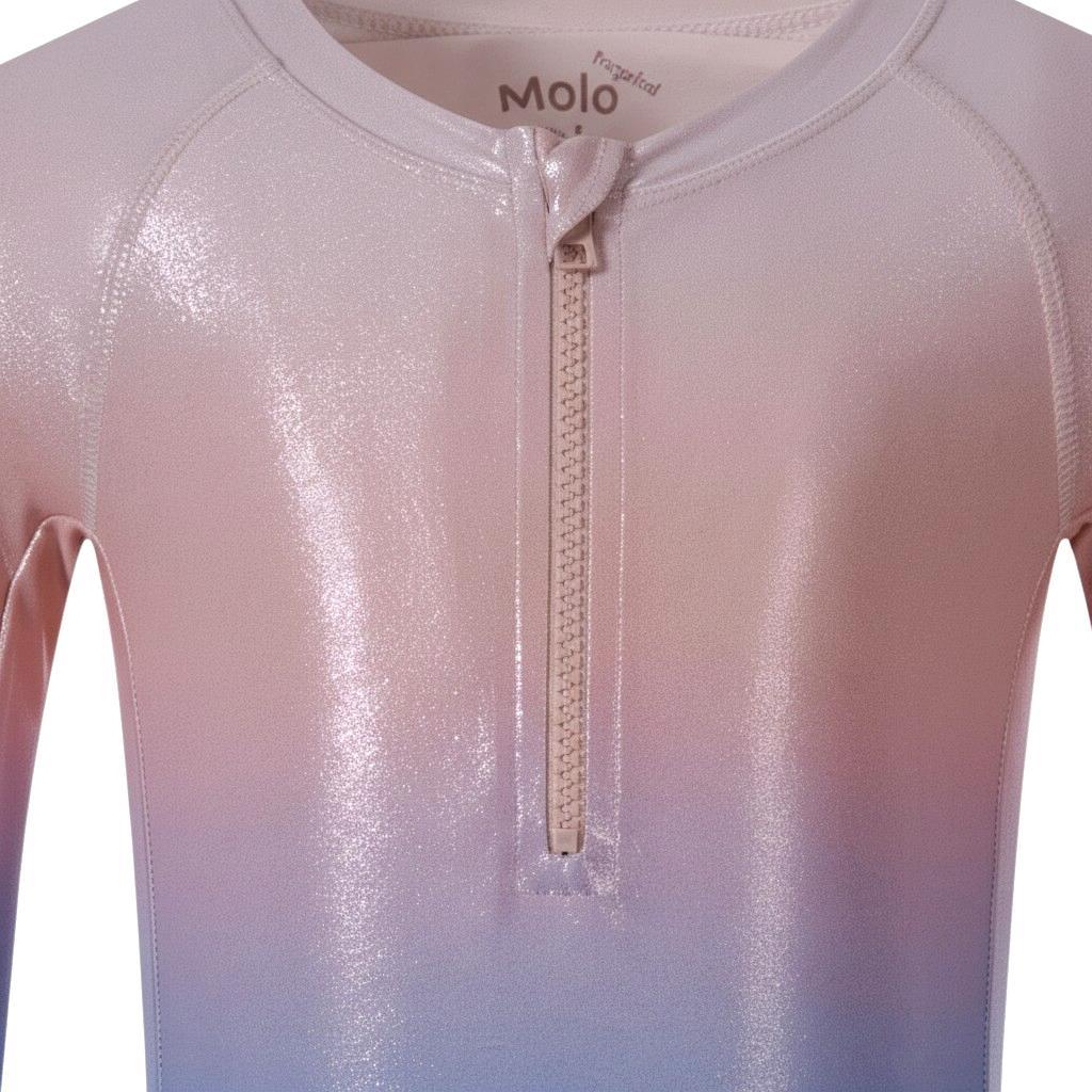 Costume per bambina Molo Kids blu a maniche lunghe 8S26P517 5206 MOLO KIDS 
