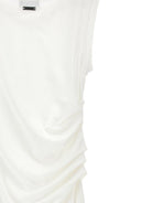 Abito per bambina Monnalisa bianco con ruches 41G907 7231 0001 MONNALISA KIDS 