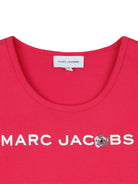 Canotta per bambina The Marc Jacobs Kids rosso con dettaglio logo W60744 437 THE MARC JACOBS KIDS 