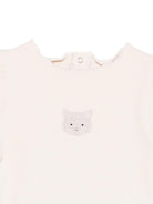 Body per neonata Donsje Nowie beige con motivo con ricamo 3032703 00003 DONSJE 