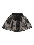Gonna per bambina Karl lagerfeld Kids nera con paillettes Z31121 192 KARL LAGERFELD KIDS 