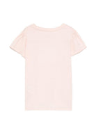 T-shirt per bambina Konges Slojd rosa con applicazione con paillettes KS104804 BLUSH KONGES SLOJD KIDS 