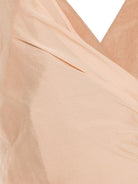 Top per donna Alysi beige con scollo a V 116298 P6215 PELLE ALYSI 