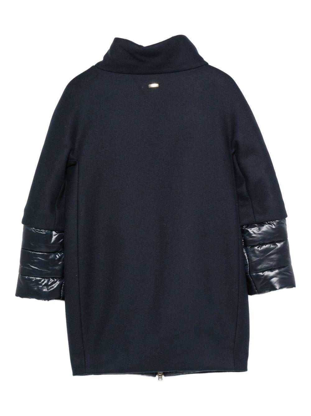 Cappotto per bambina Herno Kids blu con design imbottito CA000014G33344 9202 HERNO KIDS 