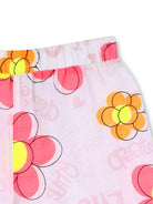 Shorts per bambina Billieblush rosa con stampa a fiori U21890 10P BILLIEBLUSH KIDS 