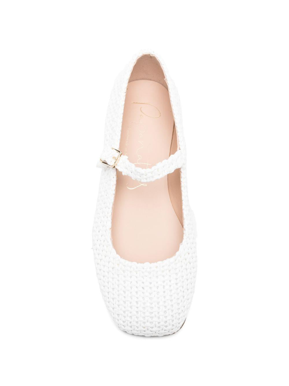 Ballerine per bambina Eli1957 bianche con design intrecciato 53020AN BLANCO Eli Kids 