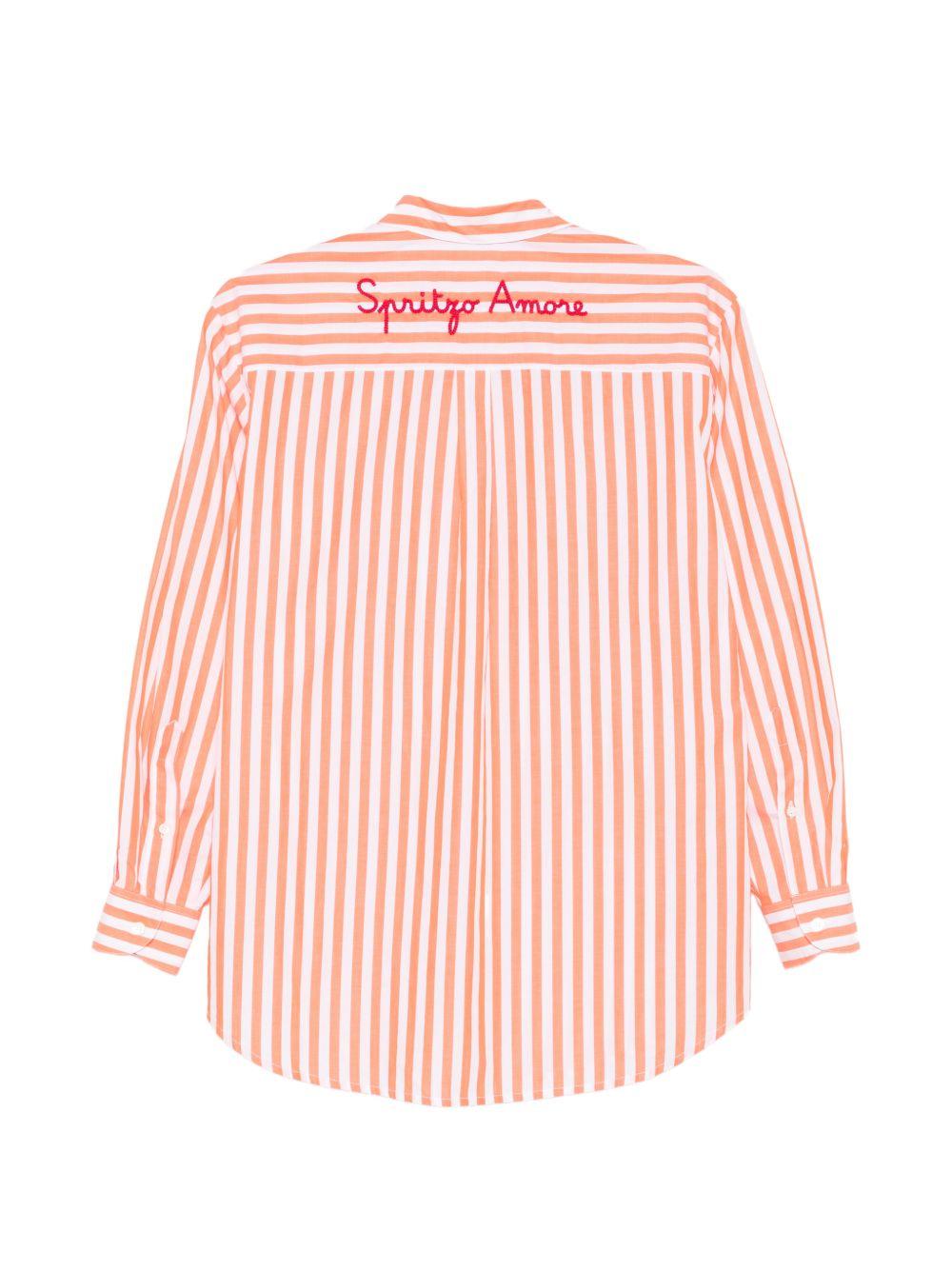 Camicia Brigette MC2 Saint Barth multicolore con motivo a righe BRIG001 01371L MC2 ST. BARTH 