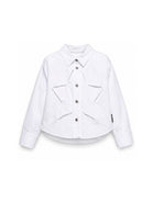 Camicia per bambina John Richmond Junior bianca con dettaglio stella RGP26101CA WHITE JOHN RICHMOND KIDS 