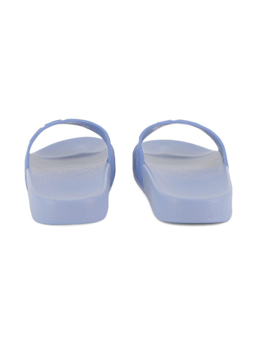 Ciabatte da bambino Boss Kids azzurre con logo J52799 881 BOSS KIDS 
