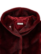 Gilet per bambina Monnalisa Kids rosso con design in pelliccia sintetica 17H105 8034 0069 MONNALISA KIDS 