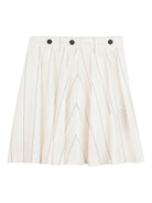 Abito per bambina Dkny Kids bianco con motivo gessato D62598 Z40 DKNY KIDS 