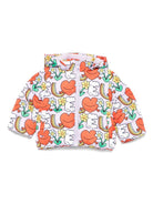 Piumino per neonata Stella McCartney Kids lilla con stampa grafica TX2017 Z3218 522MC STELLA McCARTNEY KIDS 