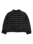 Piumino Lans per bambina Moncler Enfant nero con fodera in longue saison L19541A00032597YF 999 MONCLER KIDS 
