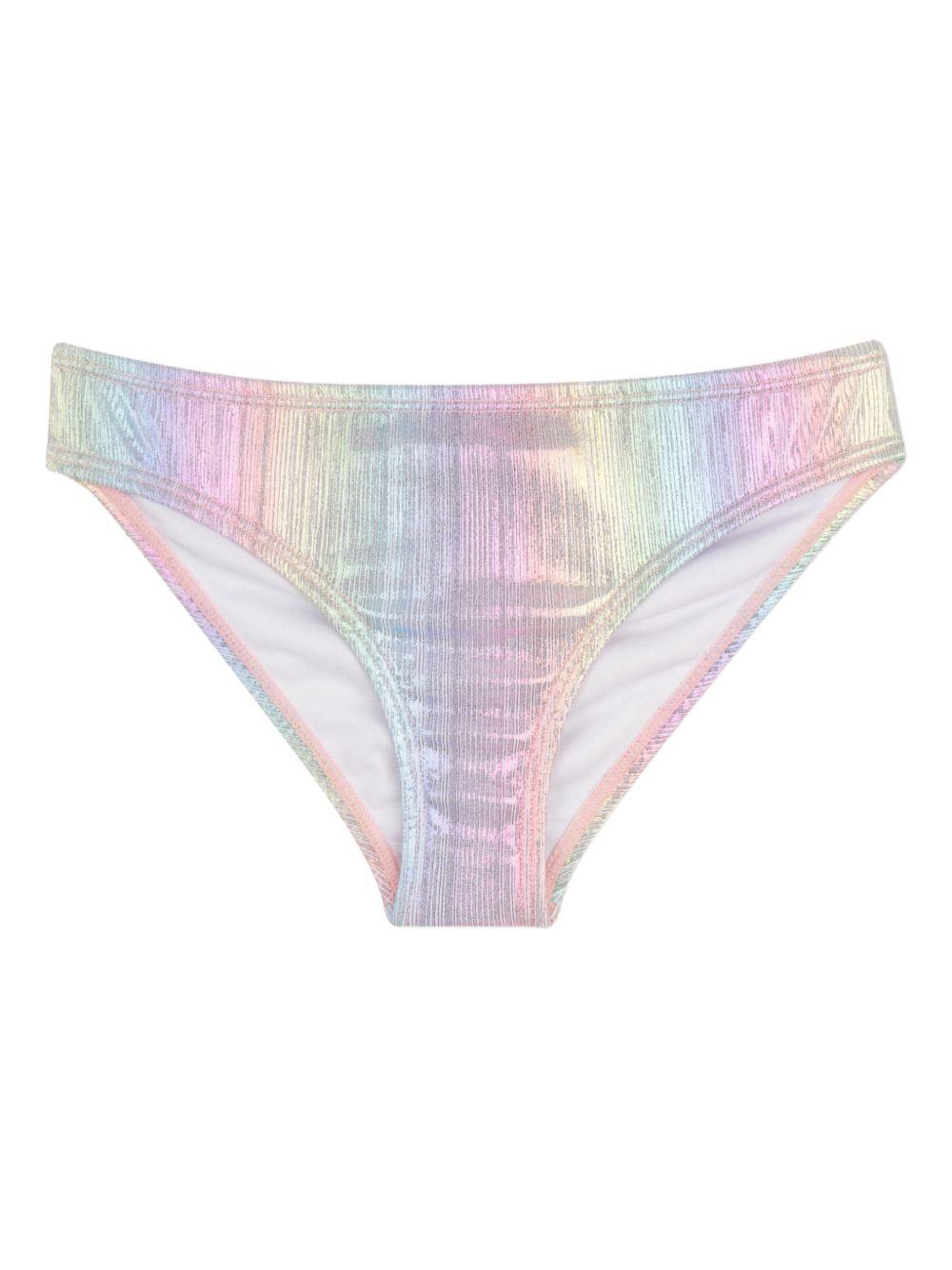 Bikini per bambina Billieblush multicolore con dettaglio ruches U21974 Z41 BILLIEBLUSH KIDS 