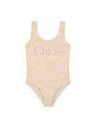 Costume da bagno per bambina Chloé Kids rosa con stampa a fiori C20863 S05 CHLOE' KIDS 