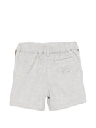 Shorts per neonato Etro Kids grigi con inserti con motivo Paisley GY6519 I0314 956 ETRO KIDS 