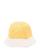 Cappello per neonata La Stupenderia giallo con orlo a contrasto e corona rotonda TBCP53D07 D05 LA STUPENDERIA 