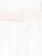Abito per neonata La Stupenderia bianco con dettaglio fiore CCAB65 S63 LA STUPENDERIA KIDS 