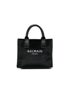 Borsa per bambina Balmain Kids nera con finitura in velluto BZ0B08 Z3391 930BC BALMAIN KIDS 