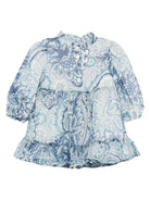 Abito per neonata Etro Kids azzurro con motivo paisley GX1020 K0244 638BL ETRO KIDS 