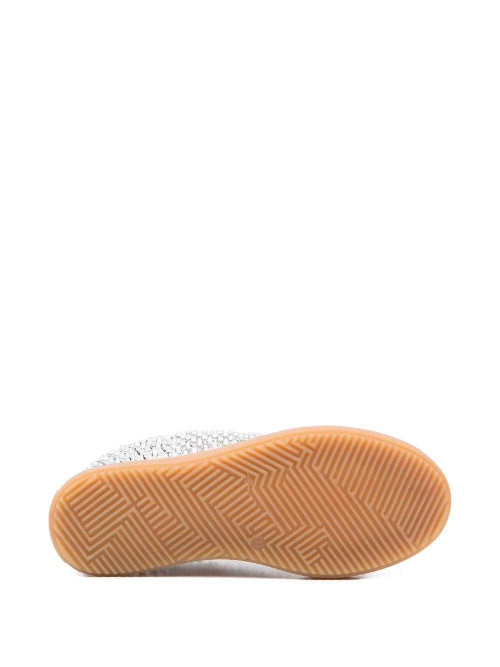 Sneakers per bambina Florens bianco latte con reticolo decorato F1253 1/2 LATTE FLORENS KIDS 