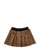 Gonna per bambina Monnalisa Kids animalier con stampa leopardata 41H704 8623 0080 MONNALISA KIDS 