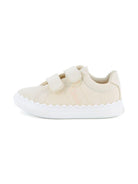 Sneakers per bambina Chloé Kids beige con ricamo con logo C20918 117 CHLOE' KIDS 