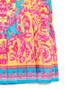 Gonna plissettata per bambina Versace Kids multicolore con stampa a fiori 10181291A16903 5PF70 VERSACE KIDS 